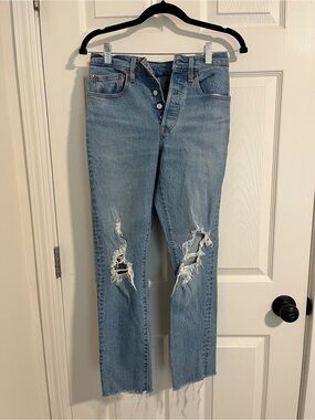 Levi’s distressed jeans
